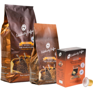 Caf&eacute; Especial Torrado em Gr&atilde;os 1kg + Caf&eacute; Especial Torrado e Mo&iacute;do 250g + Caf&eacute; Especial em c&aacute;psulas 10 unidades | <b>CLASSIC</b>