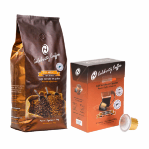 Café Especial Torrado em Grãos 1kg + Café Especial em Cápsulas 10 unidades | <b>CLASSIC</b>