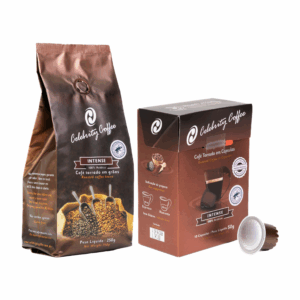 Café Especial Torrado em grãos 250g + Café Especial em cápsulas10 unidades | <b>INTENSE</b>