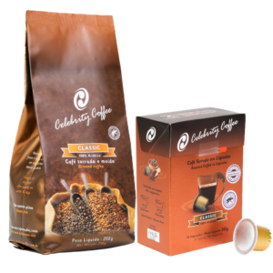 Caf&eacute; Especial Torrado e Mo&iacute;do 250g + Caf&eacute; Especial em c&aacute;psulas 10 unidades | <b>CLASSIC</b>