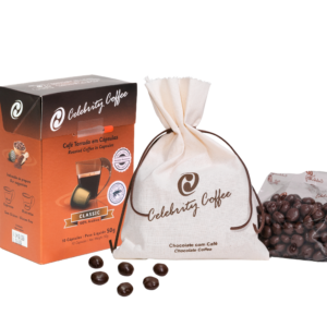 Classic Caf&eacute; Especial em C&aacute;psulas + Gr&atilde;os de Caf&eacute; com Chocolate