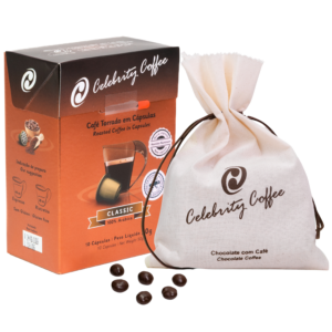 Classic Caf&eacute; Especial em C&aacute;psulas + Gr&atilde;os de Caf&eacute; com Chocolate 120g