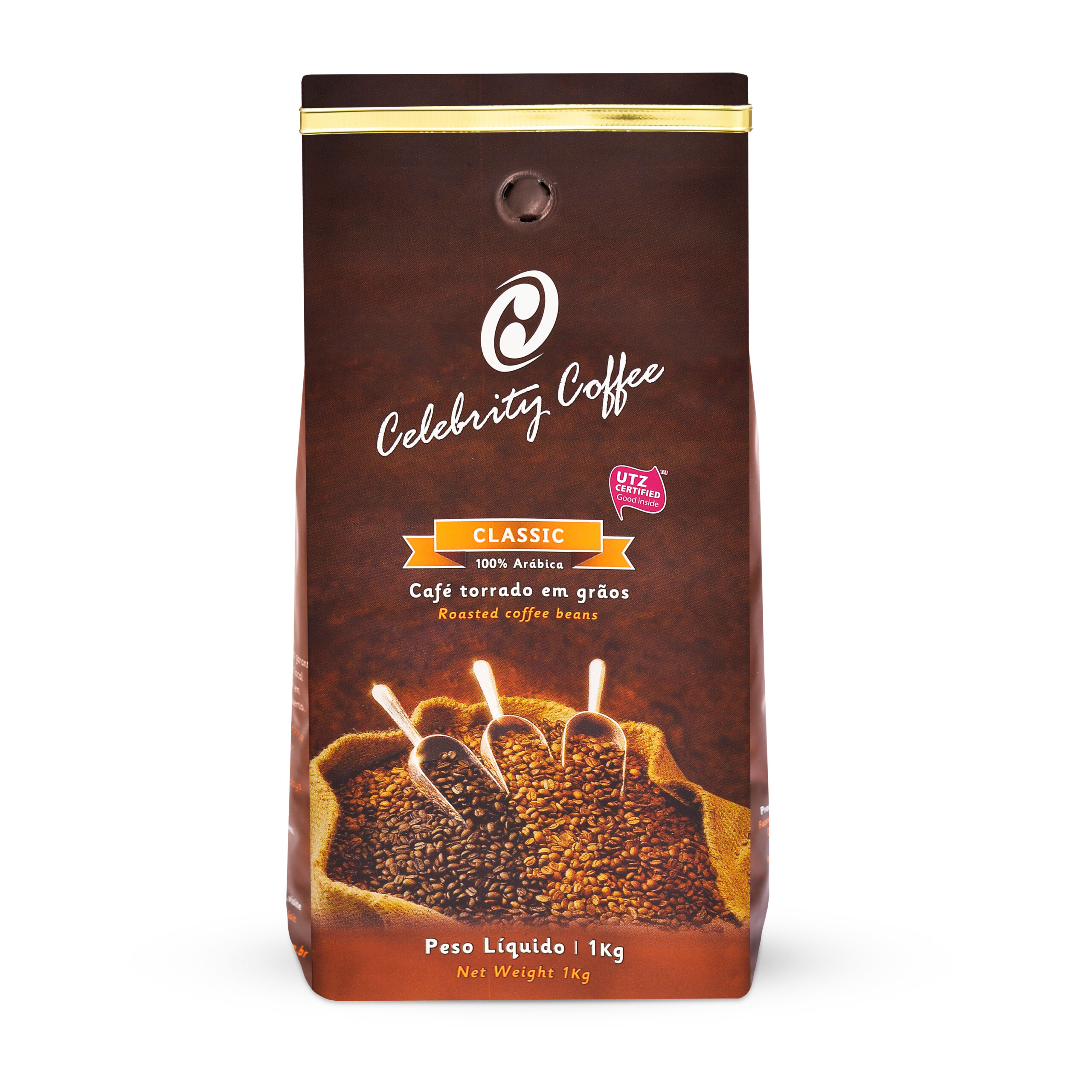 CAFÉ GRÃOS GOURMET SÃO BRAZ 1 KG*