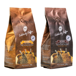 Caf&eacute; Especial Torrado em Gr&atilde;os 250g | <b>CLASSIC</b> + Caf&eacute; Especial Torrado em Gr&atilde;os 250g | <b>INTENSE</b>