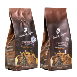 Caf&eacute; Especial Torrado em Gr&atilde;os 250g + Caf&eacute; Especial Torrado e Mo&iacute;do 250g | <b>INTENSE</b>