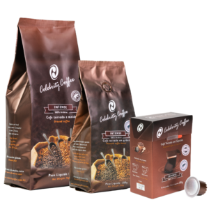 Caf&eacute; Especial Torrado e Mo&iacute;do 1kg + Caf&eacute; Especial Torrado em Gr&atilde;os 250g + Caf&eacute; Especial em c&aacute;psulas 10 unidades | <b>INTENSE</b>
